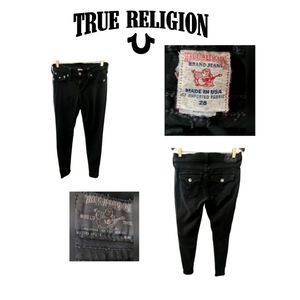 TRUE RELIGION SECTION MISTY BLACK JEANS